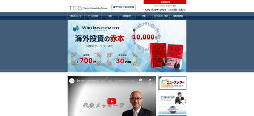 東京コンサルティンググループの公式HP